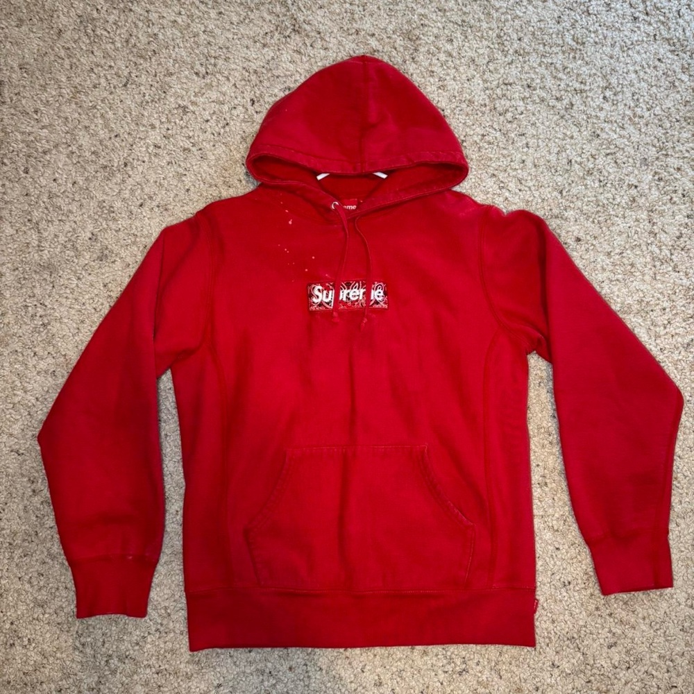 Supreme Bandana Box logo hoodie
